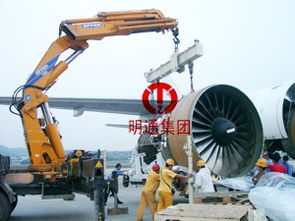 起重吊装案例 白云机场波音777飞机发动机吊装工程